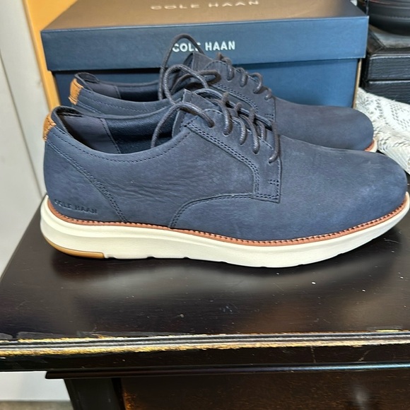 Brand New Cole Haan Navy Oxfords